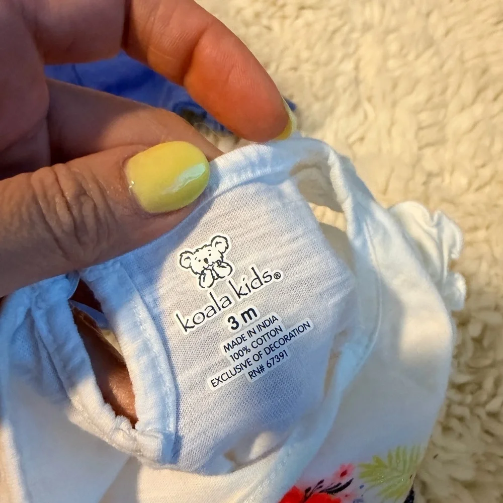 Carter's Blue and White Kids Matching Set
